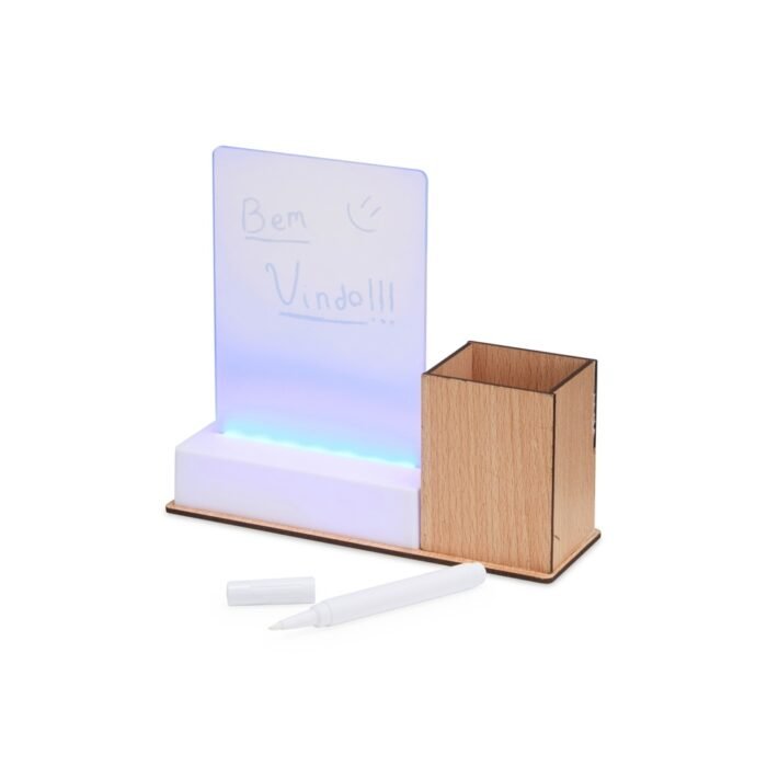 Quadro LED Porta-caneta