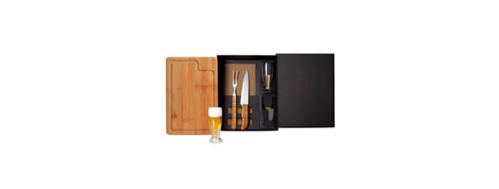 Kit Para Churrasco Com Copos - 5 Pçs