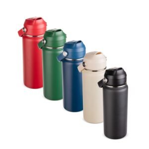 Garrafa Térmica Inox com Bico Retrátil