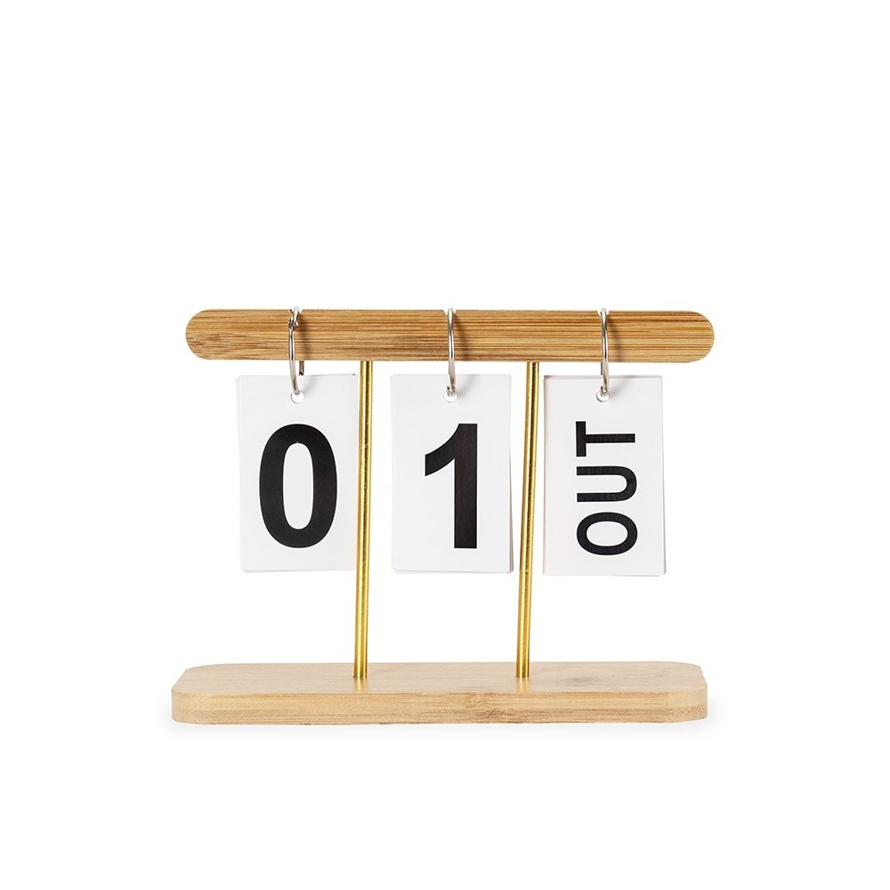 Calendário Eco Desk Bambu