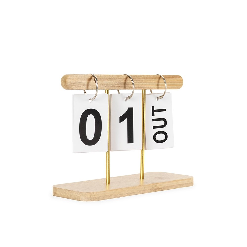 Calendário Eco Desk Bambu - Imagem 3