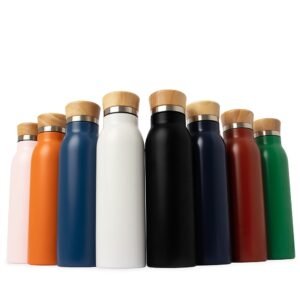 Garrafa Térmica Bamboo Steel 600ml