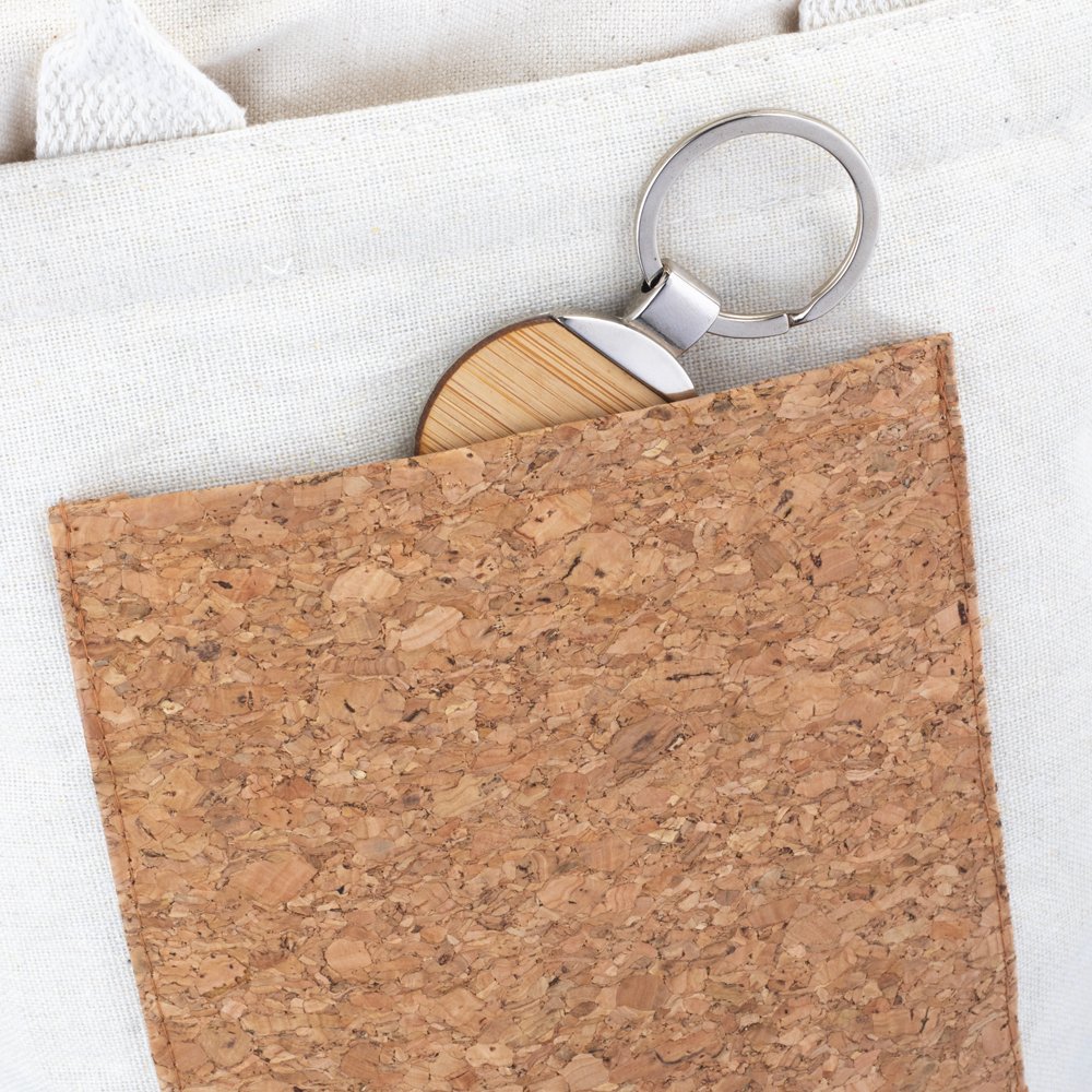 Bolsa Térmica Natural com Detalhe em Cortiça - Imagem 5