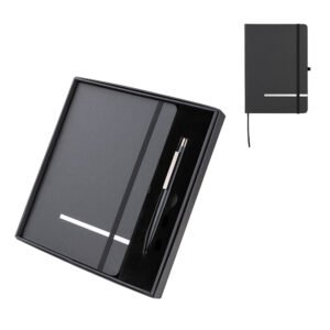 Caderno A5 com Capa Dura e Elástico